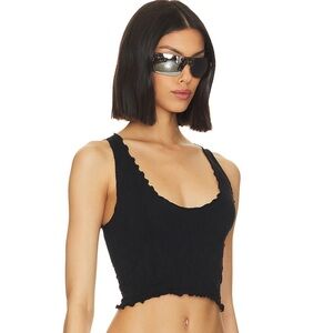 FREE PEOPLE ❤️‍🔥 NWT TANK IN BLACK SIZE LARGE